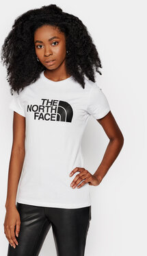 T-shirt The North Face w sportowym stylu z bawełny z krótkim rękawem