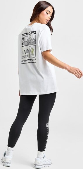 T-shirt The North Face w sportowym stylu z krótkim rękawem z okrągłym dekoltem