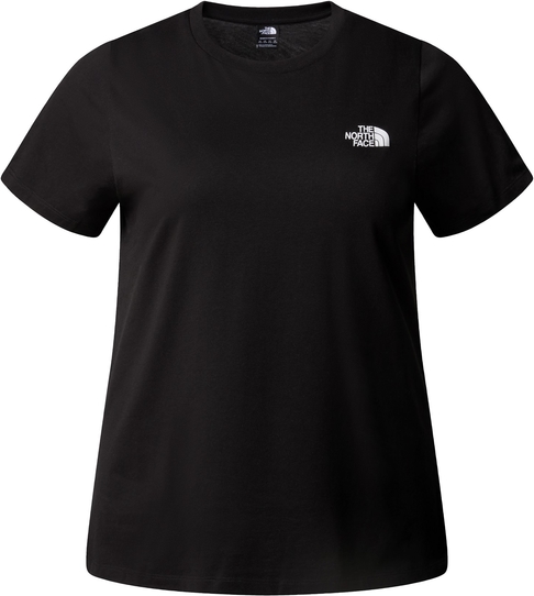T-shirt The North Face w sportowym stylu z okrągłym dekoltem z krótkim rękawem