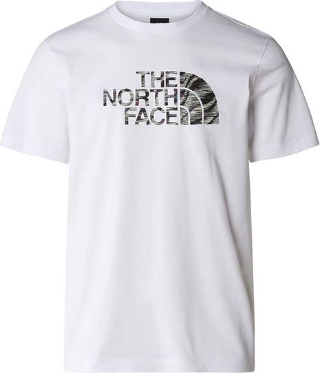 T-shirt The North Face w stylu klasycznym z bawełny z krótkim rękawem