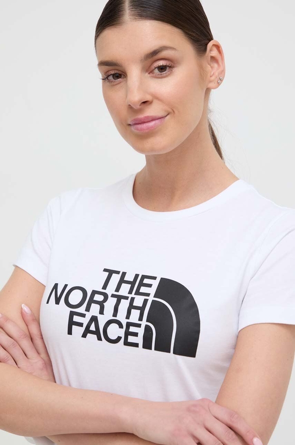 T-shirt The North Face z bawełny