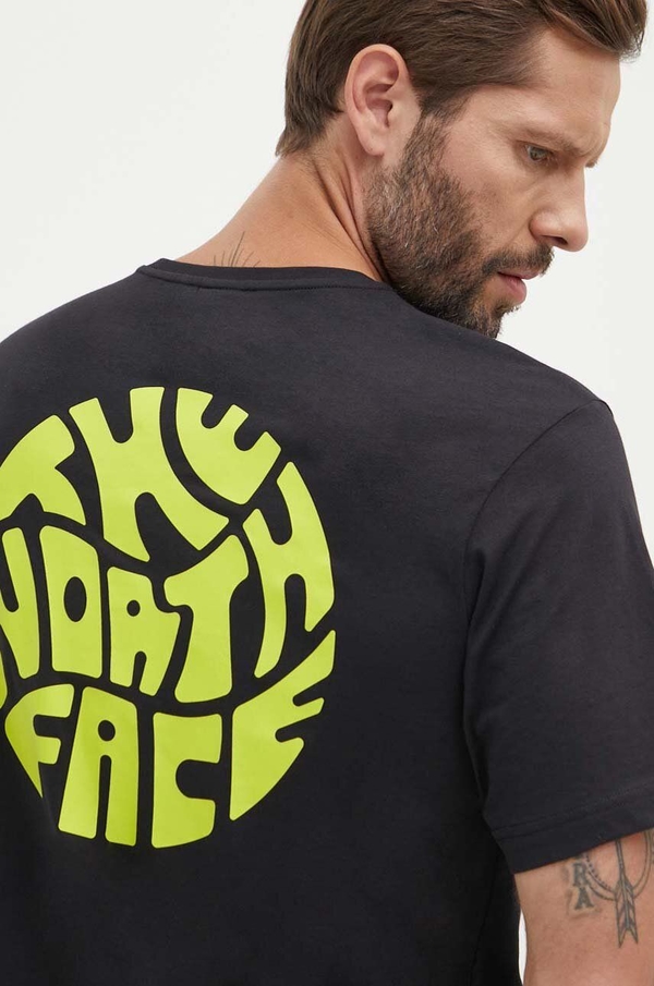 T-shirt The North Face z bawełny w sportowym stylu