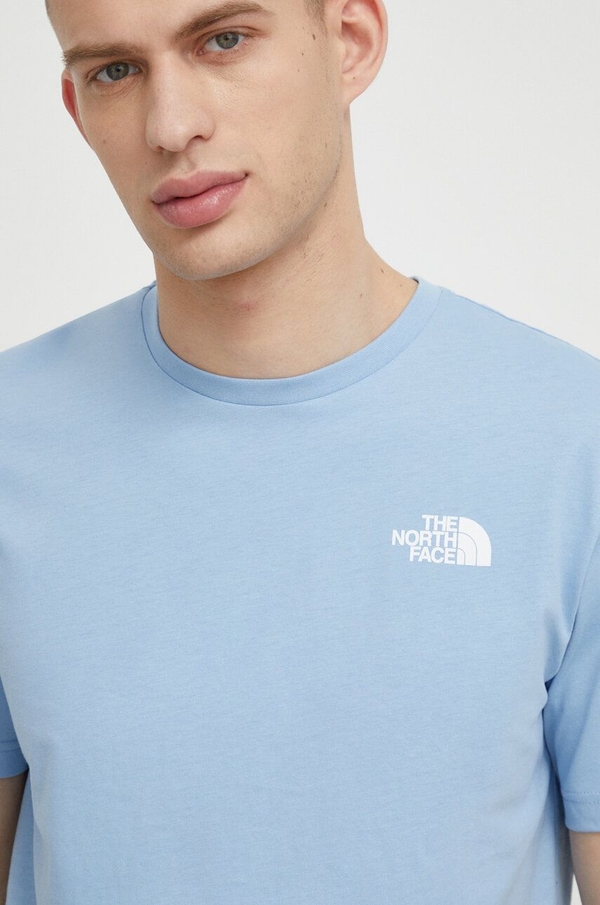 T-shirt The North Face z bawełny w sportowym stylu z krótkim rękawem