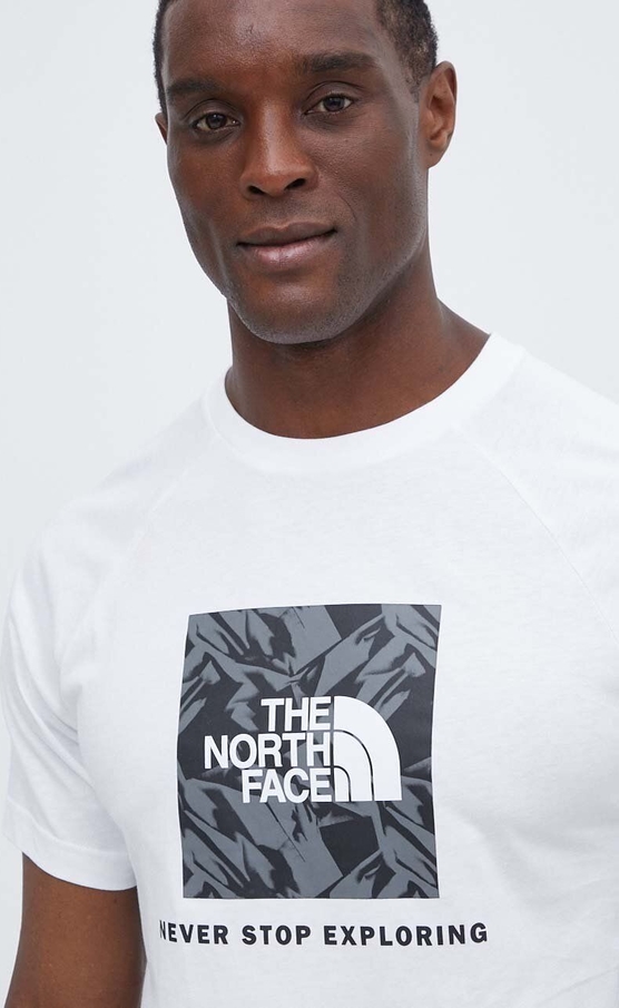 T-shirt The North Face z bawełny z krótkim rękawem w sportowym stylu