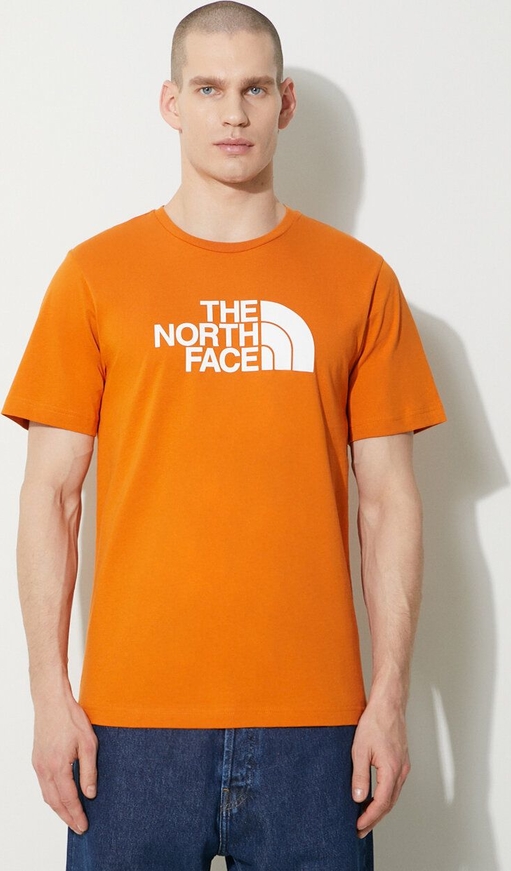 T-shirt The North Face z bawełny z krótkim rękawem z nadrukiem