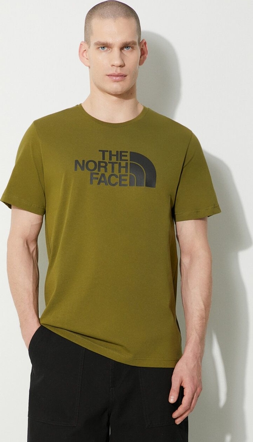 T-shirt The North Face z krótkim rękawem w młodzieżowym stylu z nadrukiem