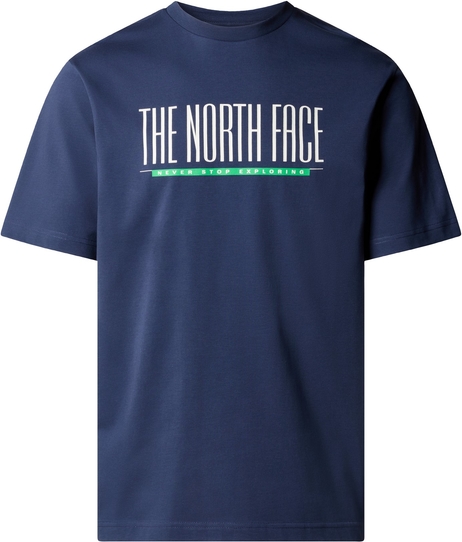 T-shirt The North Face z krótkim rękawem w młodzieżowym stylu z wełny