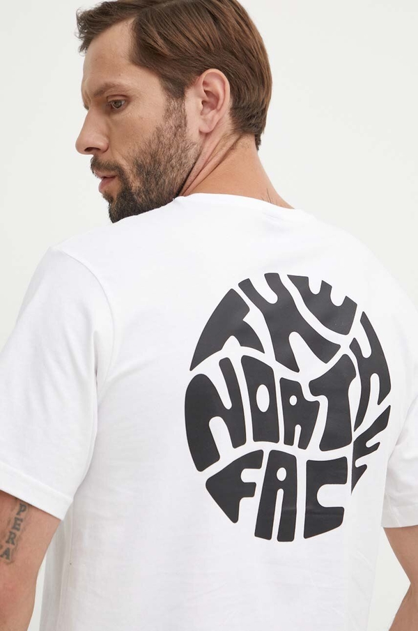 T-shirt The North Face z krótkim rękawem w sportowym stylu z nadrukiem