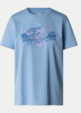 T-shirt The North Face z krótkim rękawem w sportowym stylu z okrągłym dekoltem