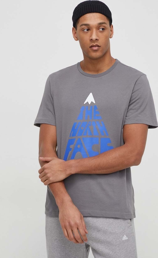 T-shirt The North Face z krótkim rękawem z nadrukiem w sportowym stylu