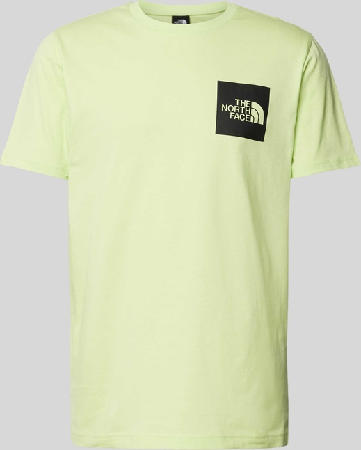 T-shirt The North Face z nadrukiem z bawełny z krótkim rękawem