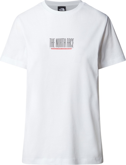 T-shirt The North Face z okrągłym dekoltem z wełny