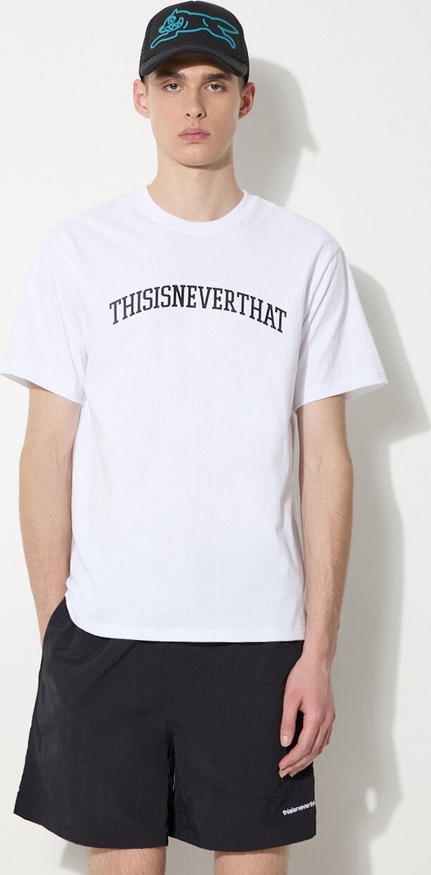 T-shirt Thisisneverthat z krótkim rękawem w młodzieżowym stylu z nadrukiem