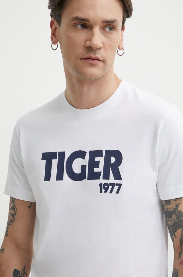 T-shirt Tiger Of Sweden z bawełny w młodzieżowym stylu
