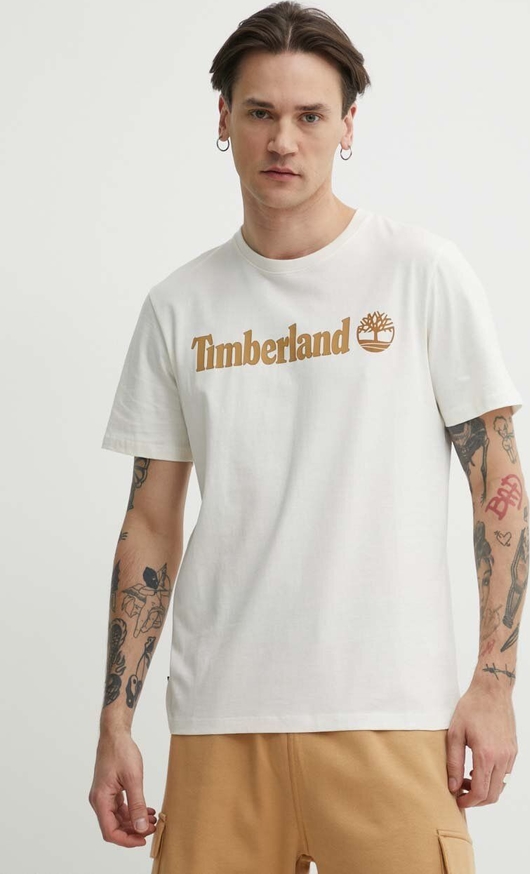T-shirt Timberland z bawełny