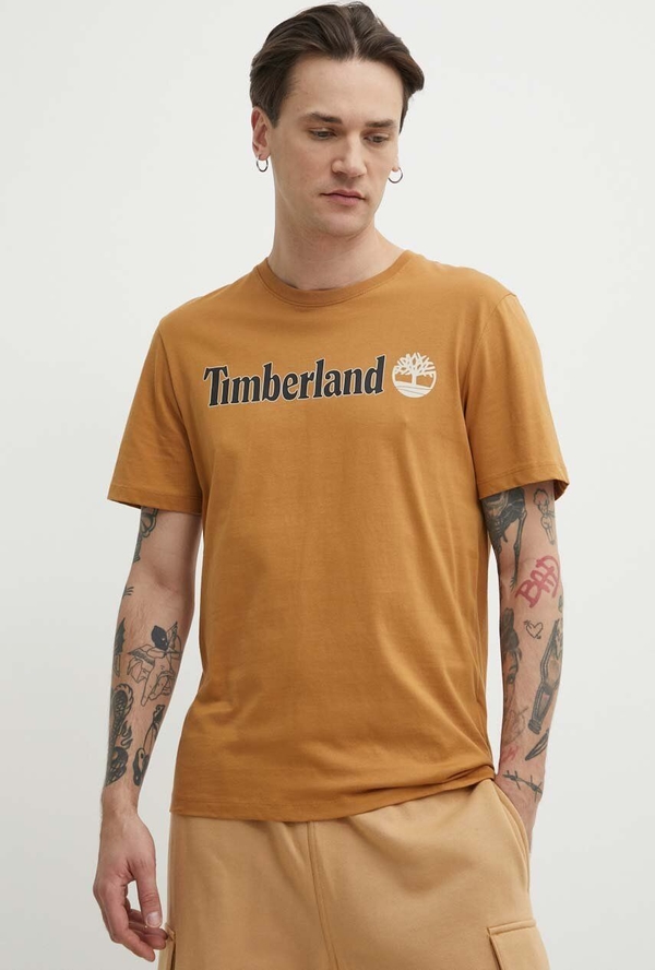 T-shirt Timberland z bawełny