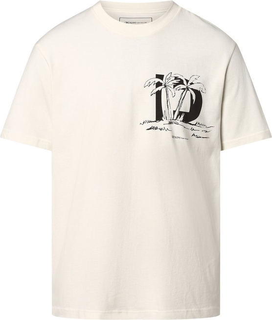 T-shirt Tom Tailor Denim z krótkim rękawem w młodzieżowym stylu z bawełny