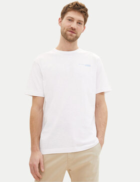 T-shirt Tom Tailor z krótkim rękawem w stylu casual