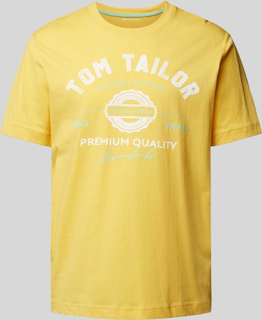 T-shirt Tom Tailor z nadrukiem w młodzieżowym stylu