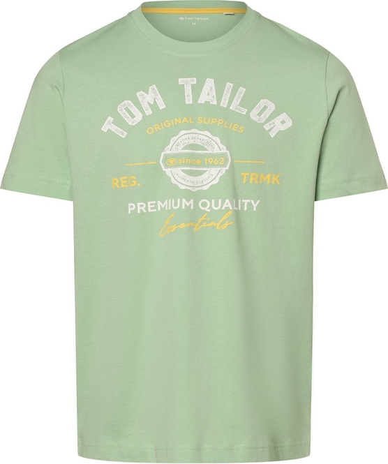 T-shirt Tom Tailor z nadrukiem w stylu vintage
