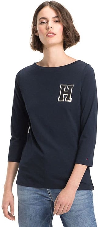 T-shirt Tommy Hilfiger w stylu casual z długim rękawem