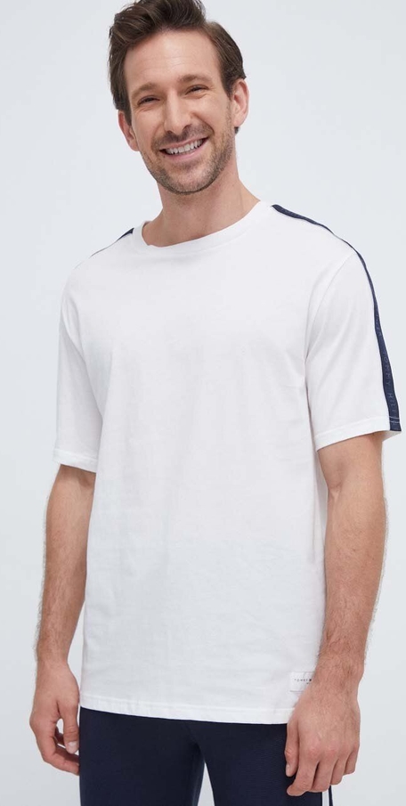 T-shirt Tommy Hilfiger w stylu casual z dzianiny z krótkim rękawem