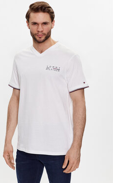 T-shirt Tommy Hilfiger w stylu casual z krótkim rękawem
