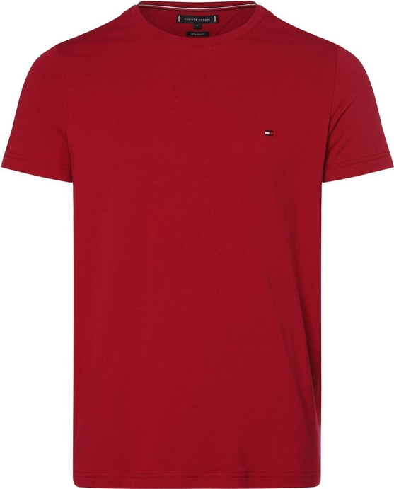 T-shirt Tommy Hilfiger w stylu casual z krótkim rękawem z dżerseju