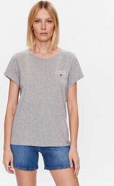 T-shirt Tommy Hilfiger w stylu casual z okrągłym dekoltem