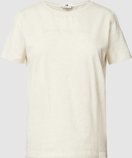 T-shirt Tommy Hilfiger w stylu casual z okrągłym dekoltem