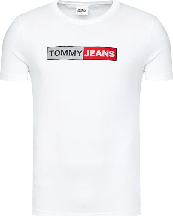 T-shirt Tommy Hilfiger z bawełny z krótkim rękawem w młodzieżowym stylu