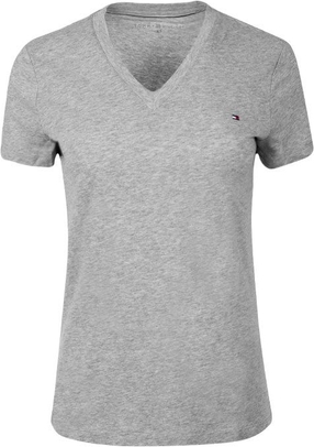 T-shirt Tommy Hilfiger z dekoltem w kształcie litery v w stylu casual