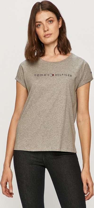 T-shirt Tommy Hilfiger z dzianiny