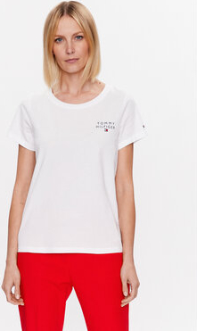 T-shirt Tommy Hilfiger z krótkim rękawem w stylu casual z okrągłym dekoltem
