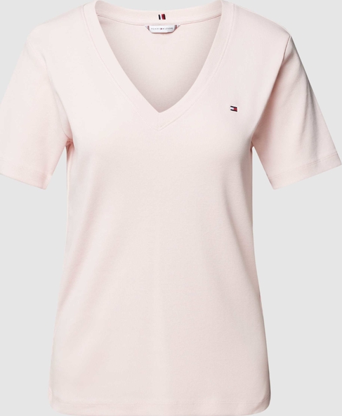 T-shirt Tommy Hilfiger z krótkim rękawem z bawełny w stylu casual