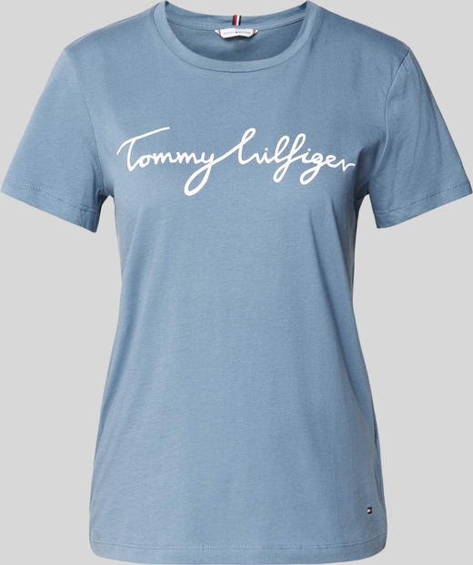 T-shirt Tommy Hilfiger z krótkim rękawem z okrągłym dekoltem