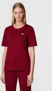 T-shirt Tommy Hilfiger z krótkim rękawem z okrągłym dekoltem w stylu casual