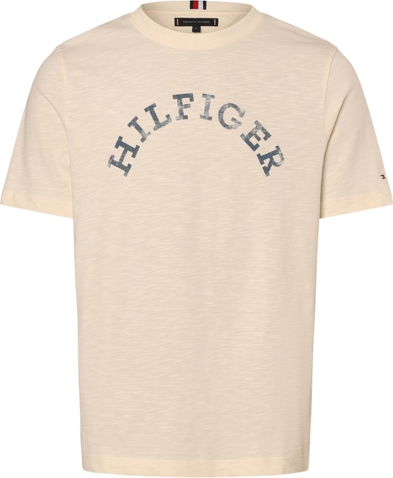 T-shirt Tommy Hilfiger z nadrukiem z dżerseju w młodzieżowym stylu
