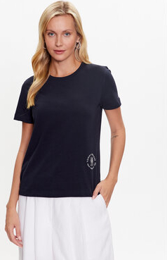 T-shirt Tommy Hilfiger z okrągłym dekoltem w stylu casual