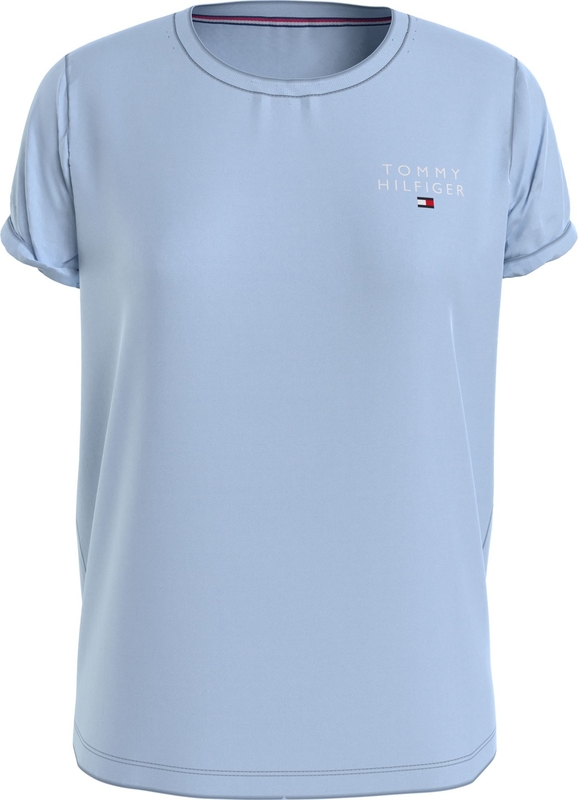 T-shirt Tommy Hilfiger z okrągłym dekoltem z bawełny w sportowym stylu