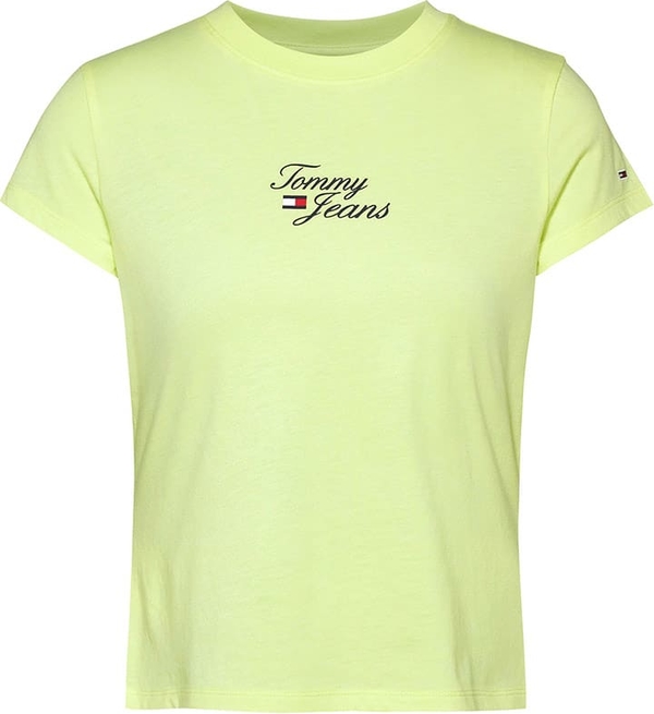 T-shirt Tommy Hilfiger z okrągłym dekoltem z bawełny z krótkim rękawem