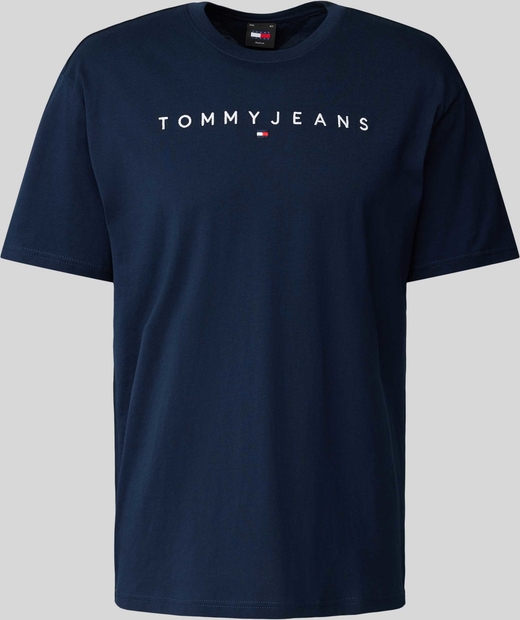 T-shirt Tommy Jeans w młodzieżowym stylu z krótkim rękawem