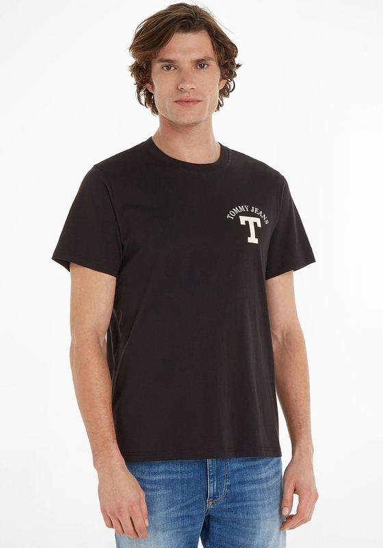 T-shirt Tommy Jeans z krótkim rękawem z bawełny w stylu casual