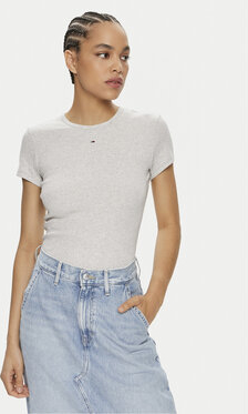 T-shirt Tommy Jeans z krótkim rękawem z okrągłym dekoltem