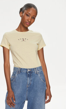 T-shirt Tommy Jeans z krótkim rękawem z okrągłym dekoltem w stylu casual