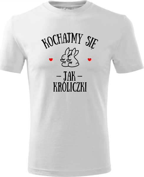 T-shirt TopKoszulki.pl w młodzieżowym stylu z krótkim rękawem z bawełny