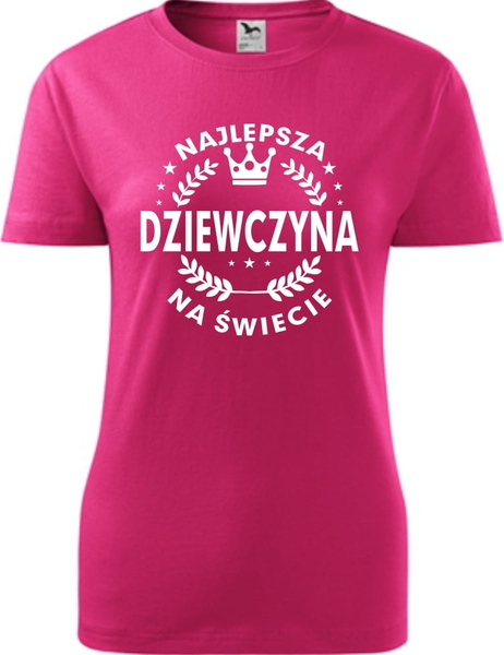 T-shirt TopKoszulki.pl z bawełny z okrągłym dekoltem z krótkim rękawem