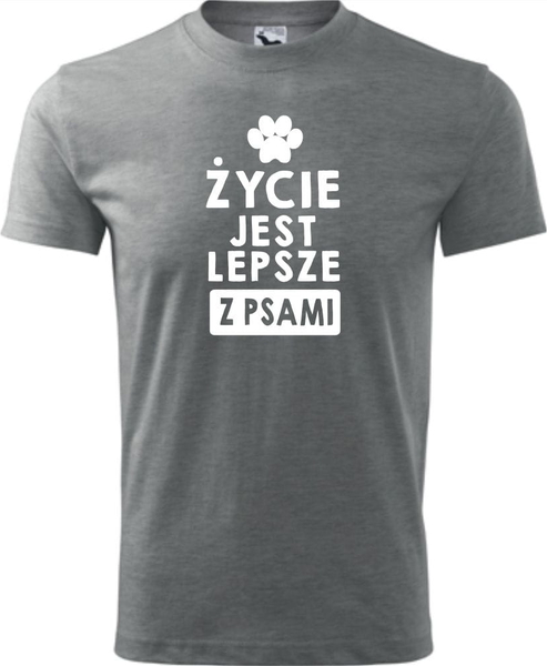 T-shirt TopKoszulki.pl z krótkim rękawem w młodzieżowym stylu z bawełny