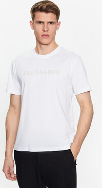 T-shirt Trussardi w stylu casual z krótkim rękawem