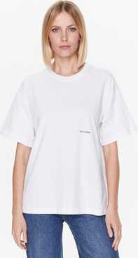 T-shirt Trussardi z okrągłym dekoltem z krótkim rękawem w stylu casual